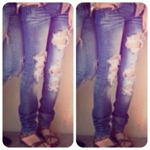 Ripped jeans