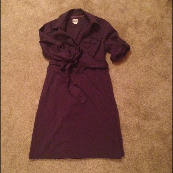 Purple wrap dress - Picture 4 of 4