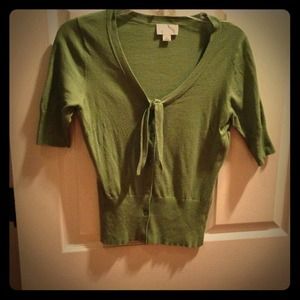Pretty Green Top with Tie