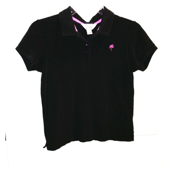 Lilly Pulitzer Black Crew - Picture 1 of 2