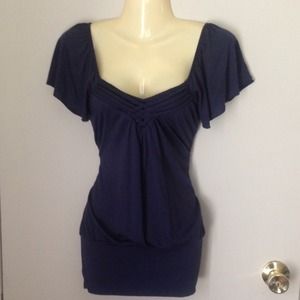 Navy Adorable Blue Top