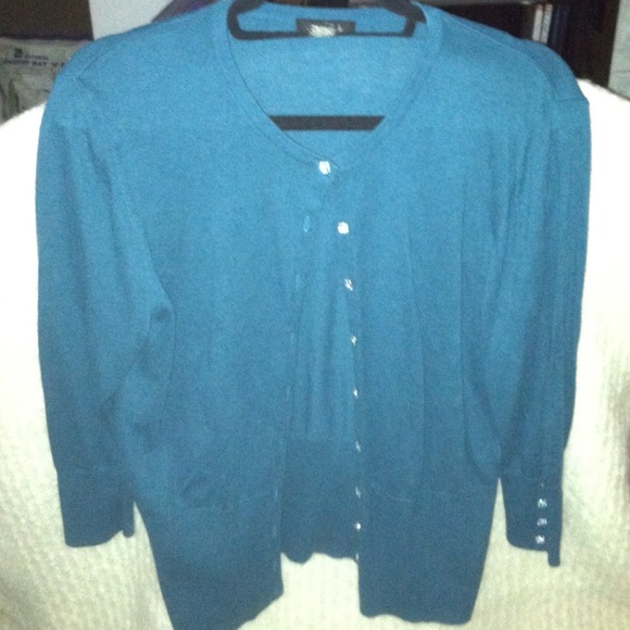 📦SOLD***305. Peck & Peck Teal Cardigan