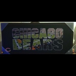 Nfl licensed Chicago bears canvas picture