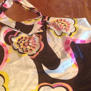 Pink/Black/Yellow Blouse
