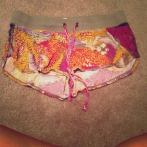 free people floral shorts