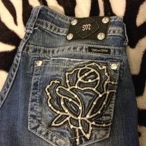 **Traded** Miss me jeans rose design