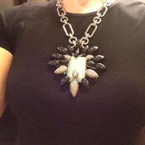 Roberto Cavalli Swarowski and quartz necklace