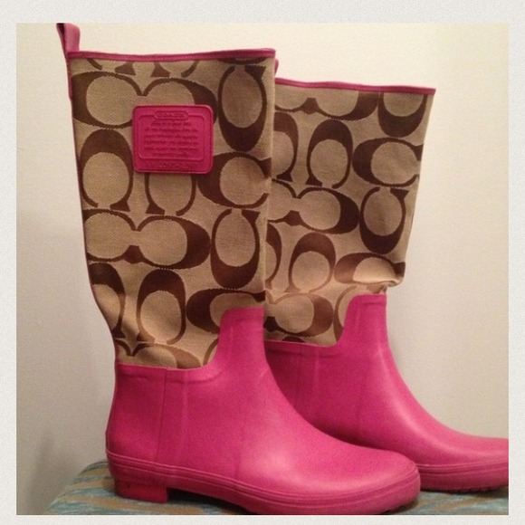 Authentic Coach Rain Boots