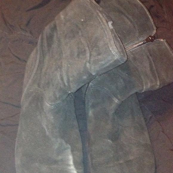 Black Leather Ankle Boots