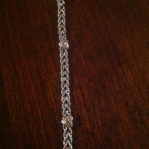 Kohl's white gold bracelet