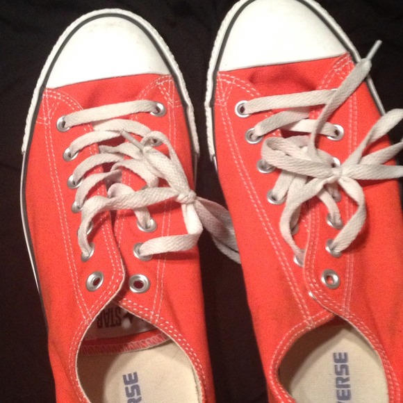 Orange Men's Converse