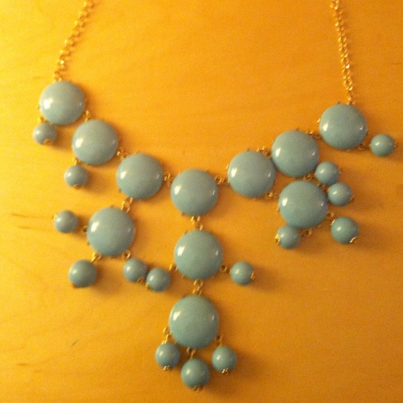 J. Crew Jewelry - Blue bauble necklace