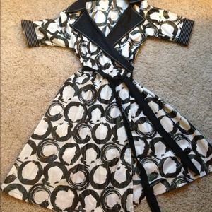 Lovely black printed dress-TRADED!!!!