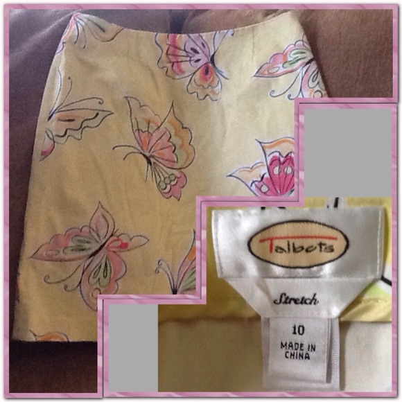 Reserved for @emory1975. Talbots butterfly skirt.
