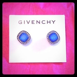 Blue Givenchy earrings