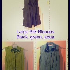 Silk Blouses $9.00 each