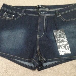 20W Denim Shorts