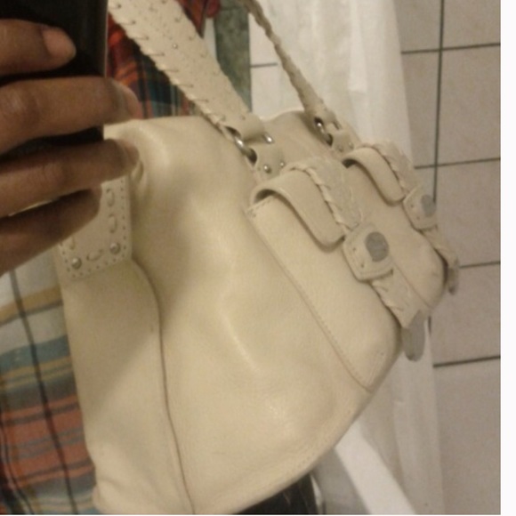 Authentic Michael Kors Cream Handbag - Picture 6 of 8