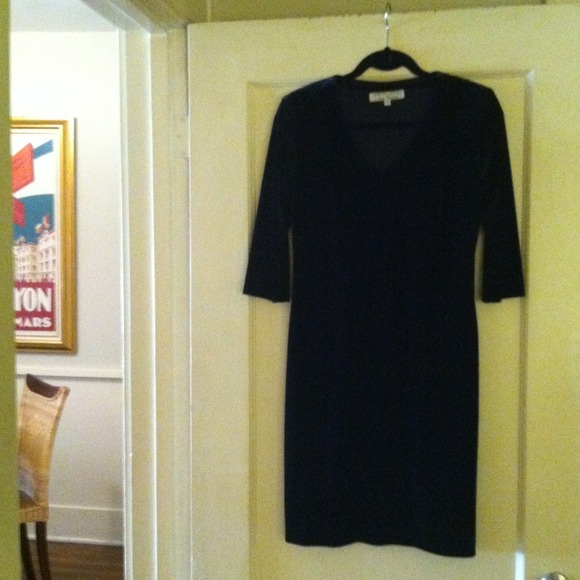 Velvet dress. Sexy above the knee ❤