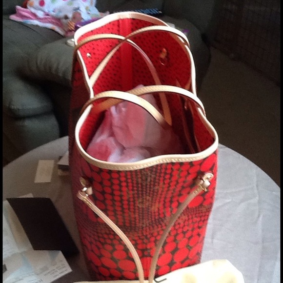 SOLD!!!AUTHENTIC LOUIS VUITTON NEVERFULL MM KUSAMA - Picture 3 of 4