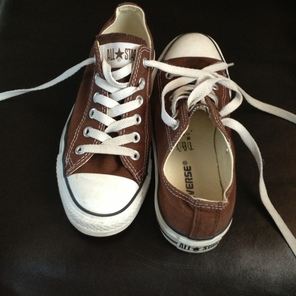 Dark Brown Converse All Stars!