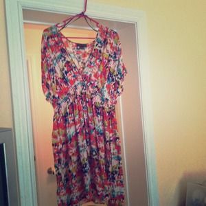Forever 21 plus 3x multi-colored dress