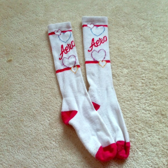 Once Worn Aeropostale Knee High Socks
