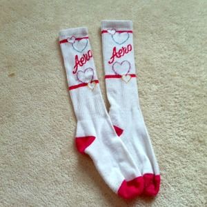 Once Worn Aeropostale Knee High Socks
