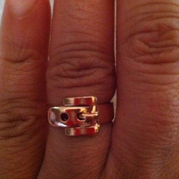 Michael Kors Accessories - Authentic Michael Kors Rose Goldtone Buckle Ring