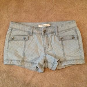 Size 27 pinstripe shorts