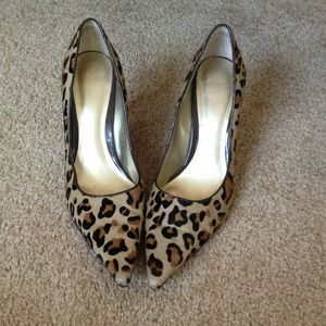 Leopard high heels