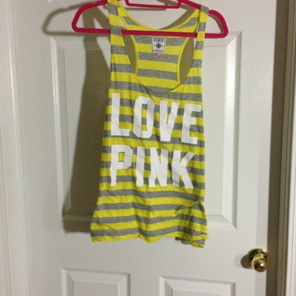 PINK racerback tank