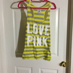 PINK racerback tank