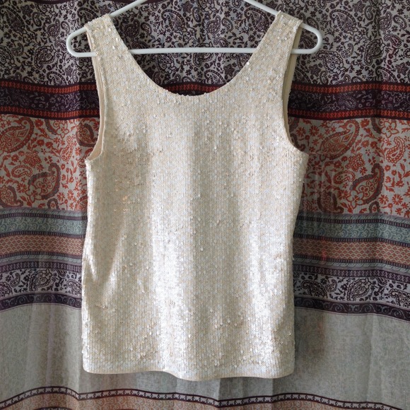 J. Crew Heathered Sequin Tank - Picture 2 of 3