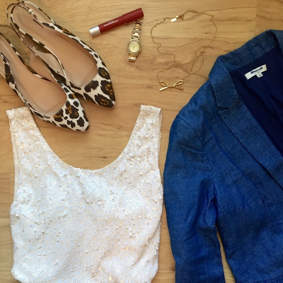 J. Crew Tops - J. Crew Heathered Sequin Tank