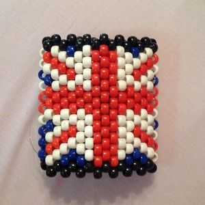 Hand made British Flag cuff