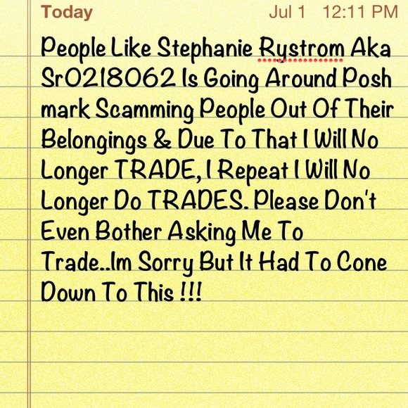 NO MORE TRADES