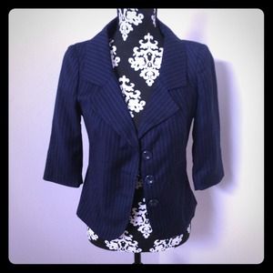 REDUCED! Navy pin striped blazer/jacket