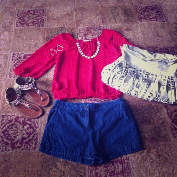 LOFT denim shorts