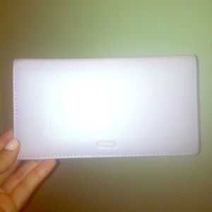 Light purple Coach checkbook cover