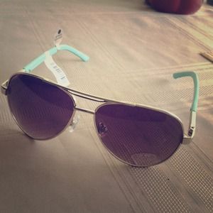 mint aviator sunglasses😎