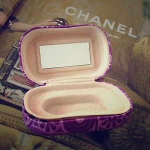 Purple Contact Case Holder