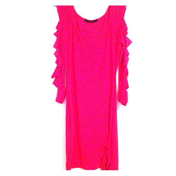 **SOLD **Hot pink never used club dress