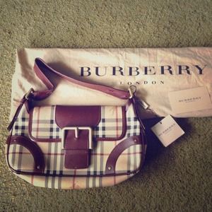 Authentic Burberry Emily shoulder purse