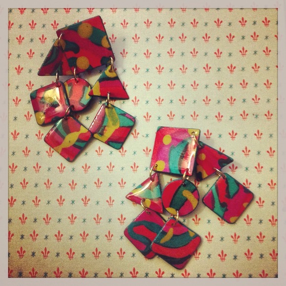🎉Host pick🎉 Funky fantastic retro earrings