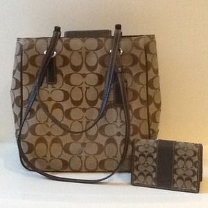 Authentic Coach Purse and Wallet