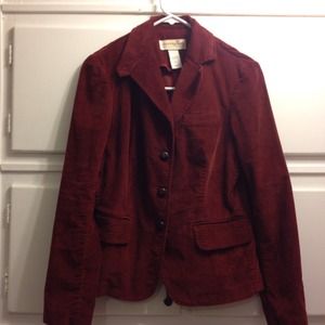 Burnt orange/brown corduroy blazer