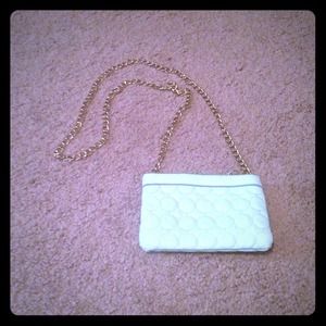 Mint over the shoulder purse!