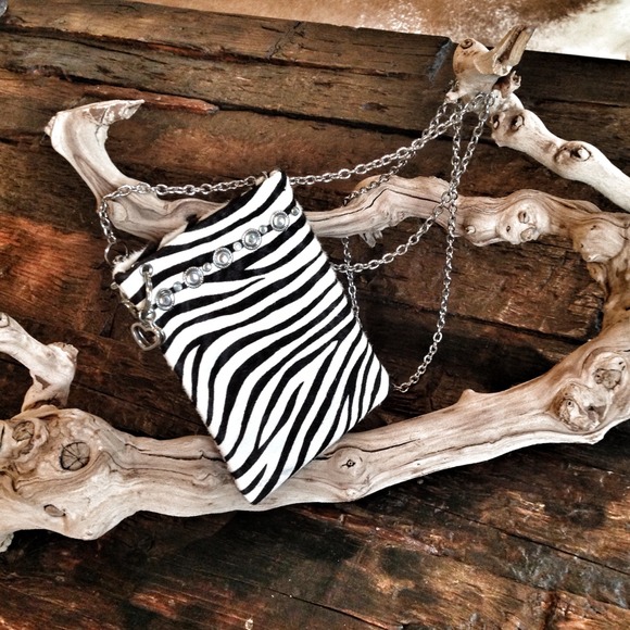 Zebra Calf Hair Crossbody Bag