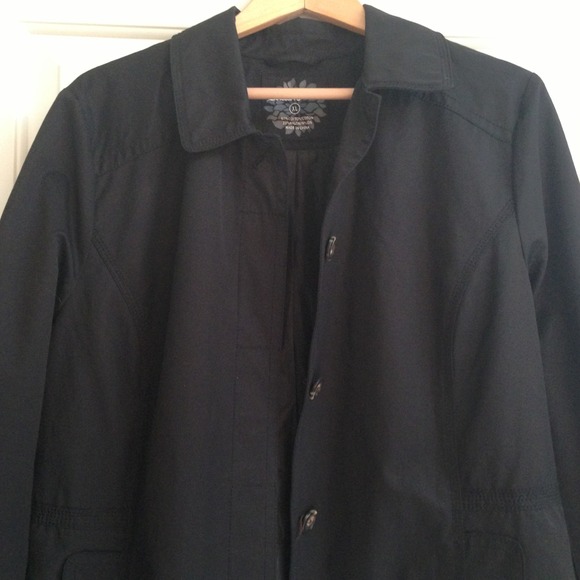 *RESERVED* Classic Black Trench Coat